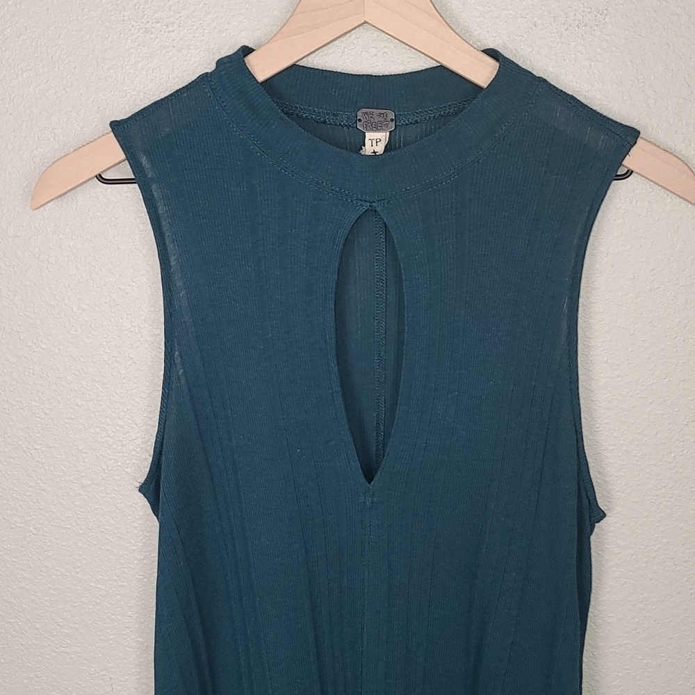 Free People Fayed Ribbed Keyhole Tank Top - Picture 3 of 7